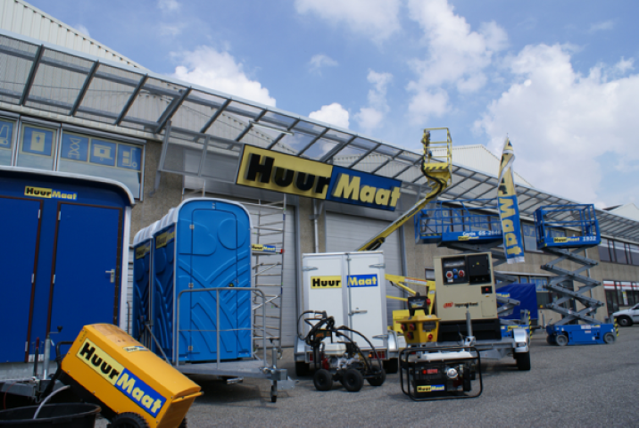 HuurMaat verhuurshop met materieel