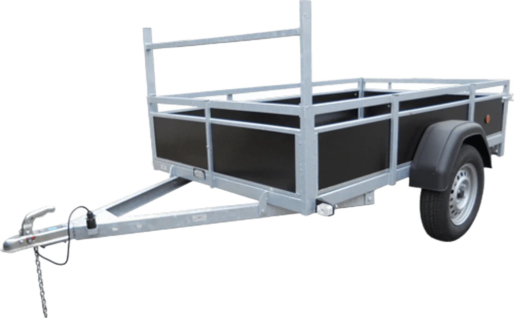 Aanhangwagen enkelasser, 1.000 kg