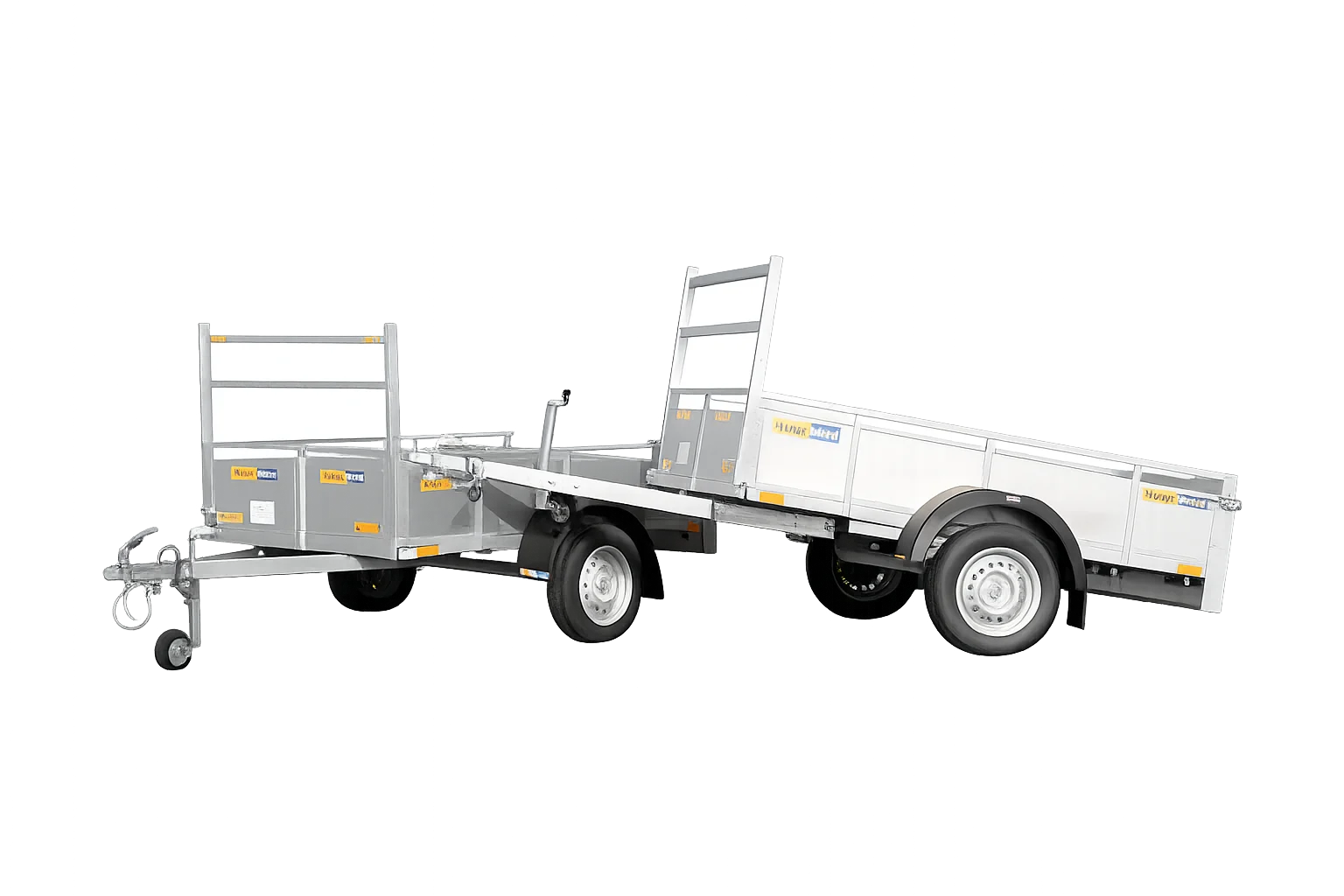 Aanhangwagen enkelasser, 750 kg