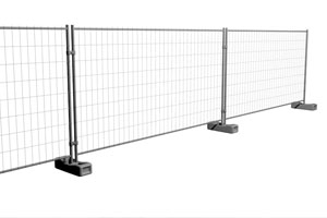Bouwhek 3,5 x 2 mtr + voet + klem