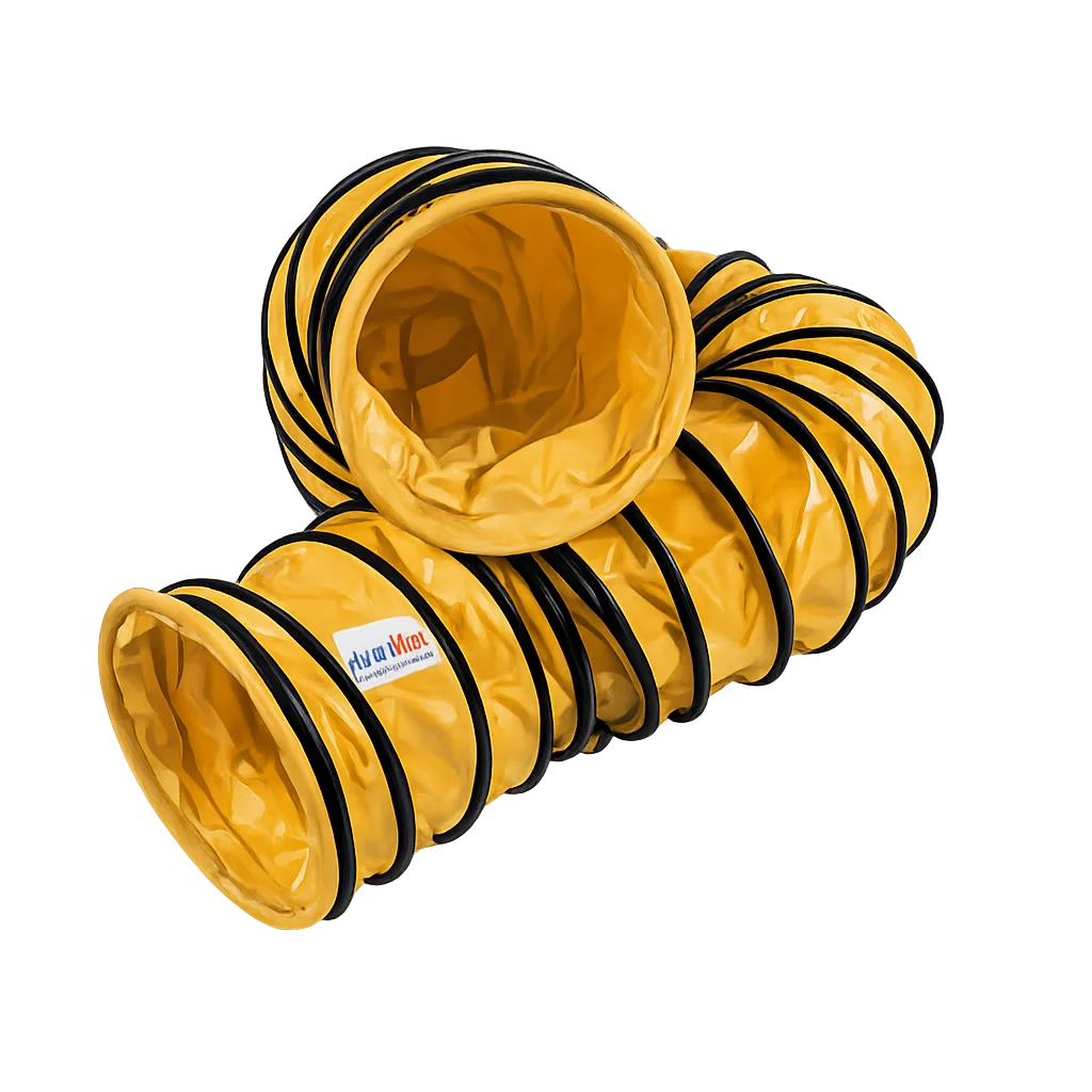 Luchttransportslang tbv kachels diam. 455 mm, lengte 10 mtr