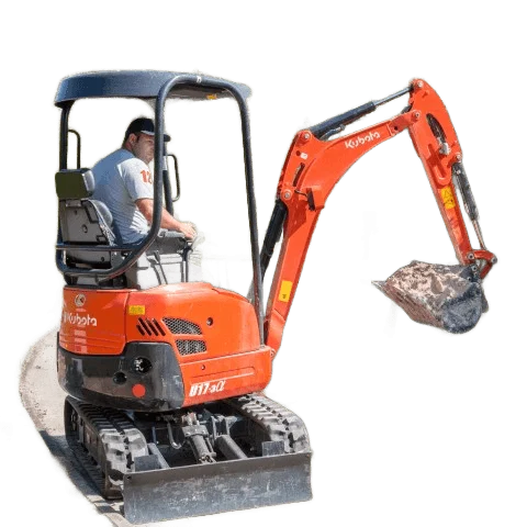 Minigraver 1000 kg, 75 cm extra beeld 2