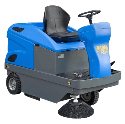 Veegmachine opzit, accu